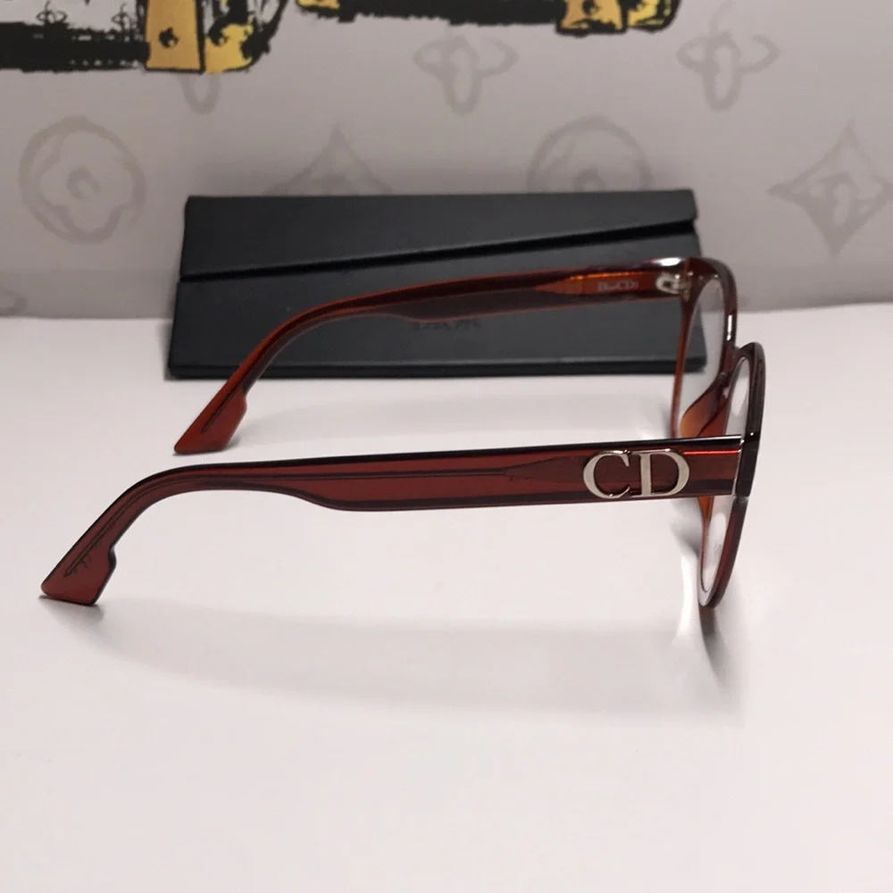 New Authentic Dior CD3 086 51 Ladies Aviator/Pilot Eyeglass Frames – Tortoise
